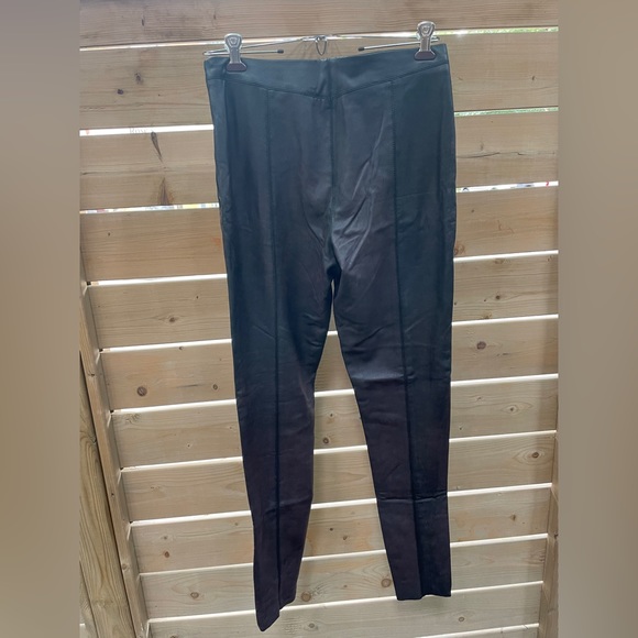 Topshop Tall artificial leather side zip pant US 10 - Picture 2 of 5